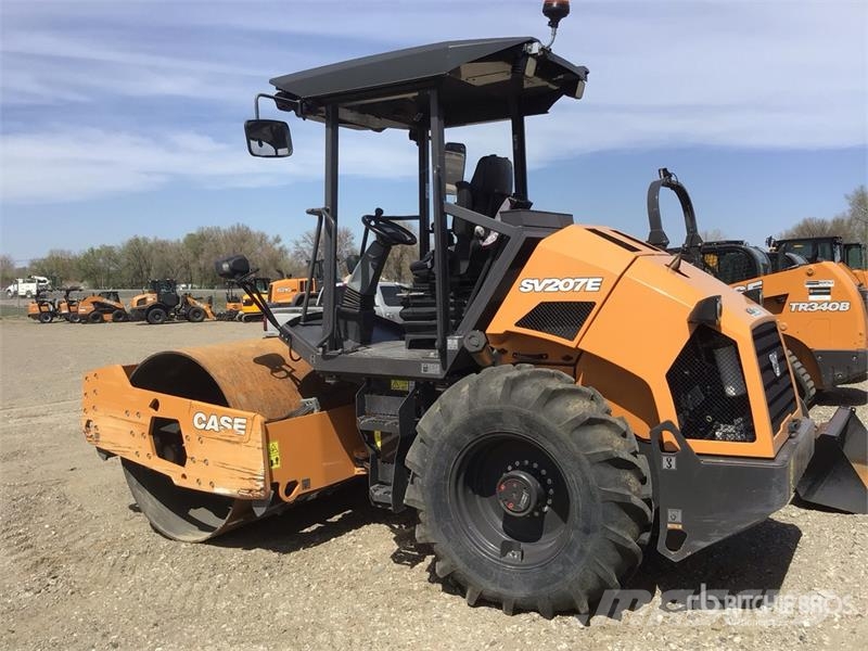 CASE SV207E Padfoot Drum Compactor Vienvalča grunts veltņi