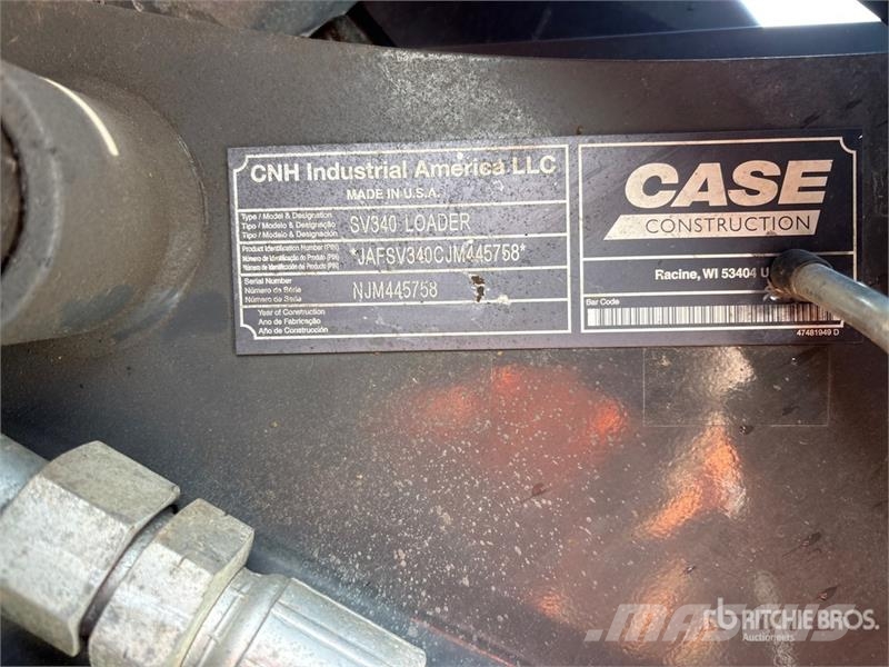 CASE SV340 Skid steer loaders