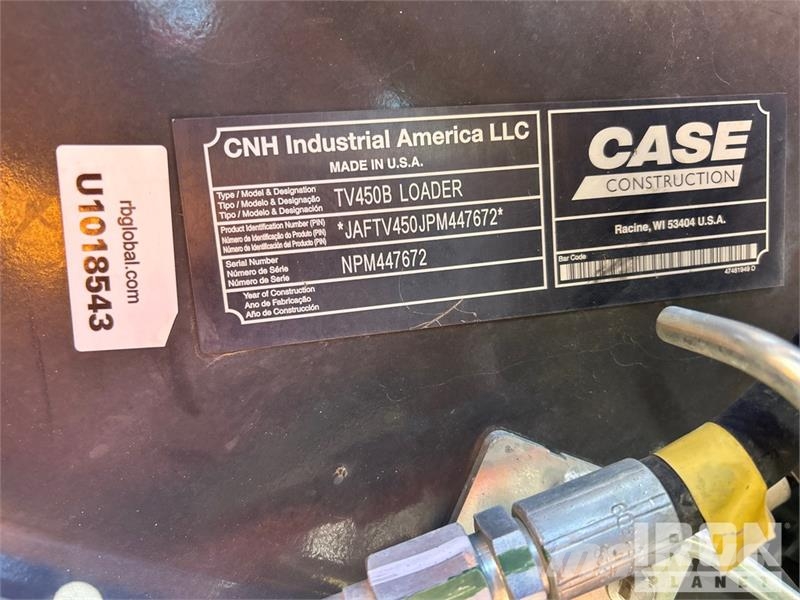 CASE TV450B لوادر انزلاقية التوجيه