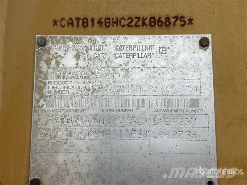CAT 140H Motor Grader Grejderi