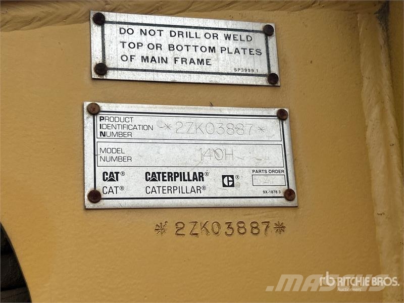 CAT 140H Motor Grader Niveleuse