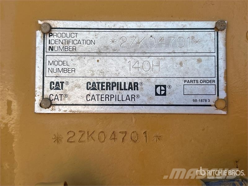 CAT 140H Motor Grader Grader