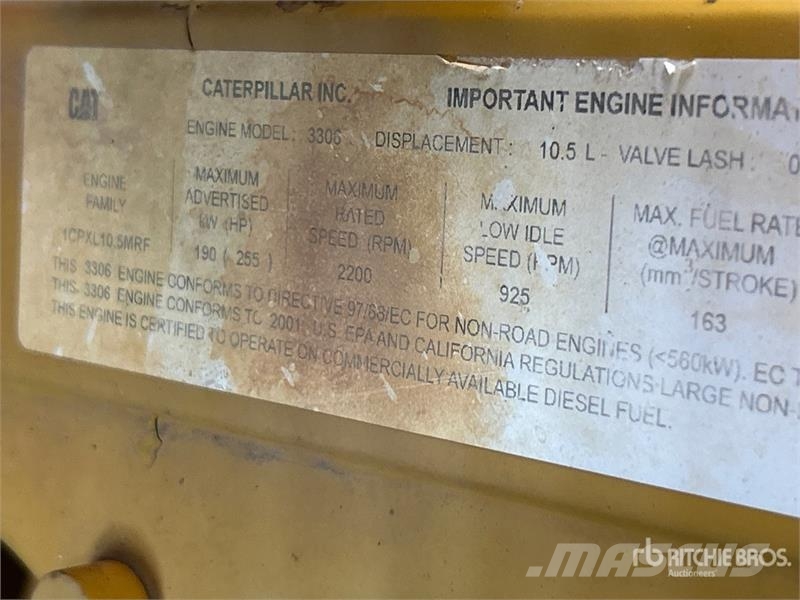CAT 140H Motor Grader Grejderi