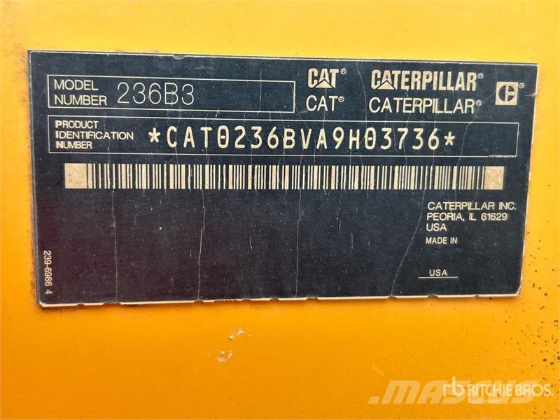 CAT 236B3 Two-Speed Skid Steer Loader Minilæsser - skridstyret