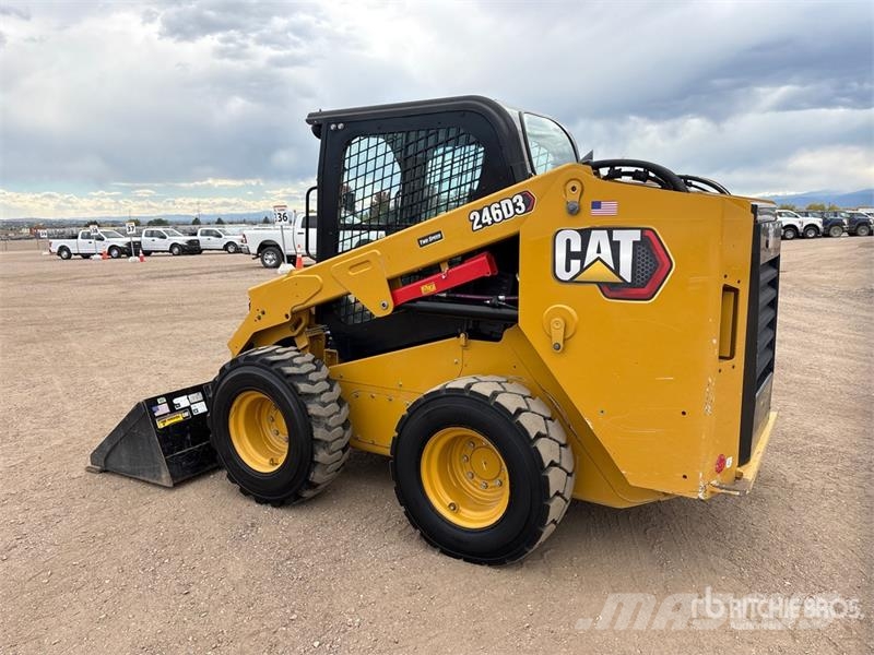 CAT 246D3 Two-Speed Skid Steer Loader Minilæsser - skridstyret