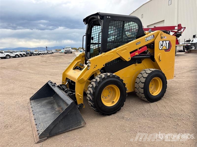 CAT 246D3 Two-Speed Skid Steer Loader Minilæsser - skridstyret