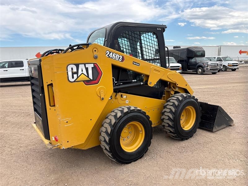 CAT 246D3 Two-Speed Skid Steer Loader Minilæsser - skridstyret