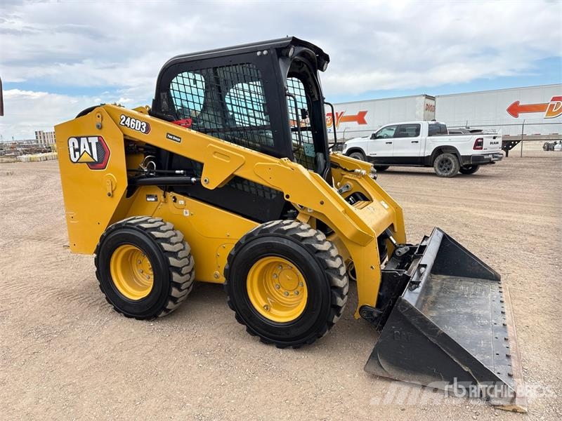 CAT 246D3 Two-Speed Skid Steer Loader Minilæsser - skridstyret