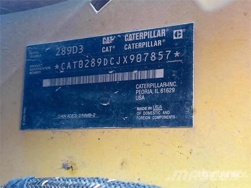 CAT 289D3 Skid steer loaders