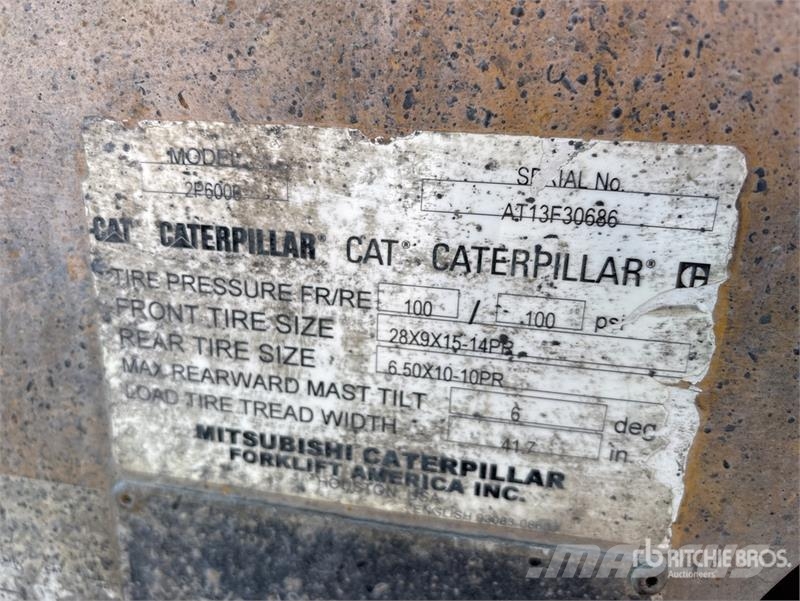 CAT 2P6000-LP 6000 lb Pneumatic Tire Forklift Andere Gabelstapler