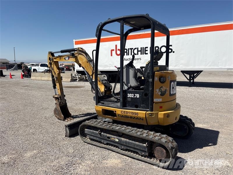 CAT 302.7DCR Mini Excavator Mini ekskavatörler, 7 tona dek