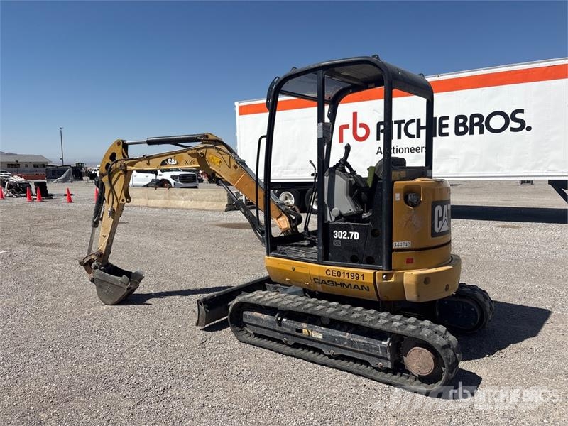 CAT 302.7DCR Mini Excavator Mini ekskavatörler, 7 tona dek
