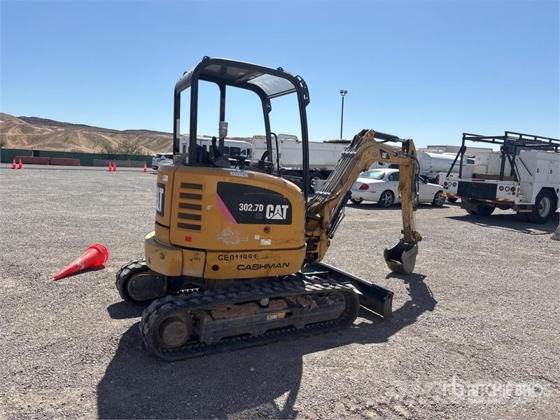 CAT 302.7DCR Mini Excavator Mini ekskavatörler, 7 tona dek