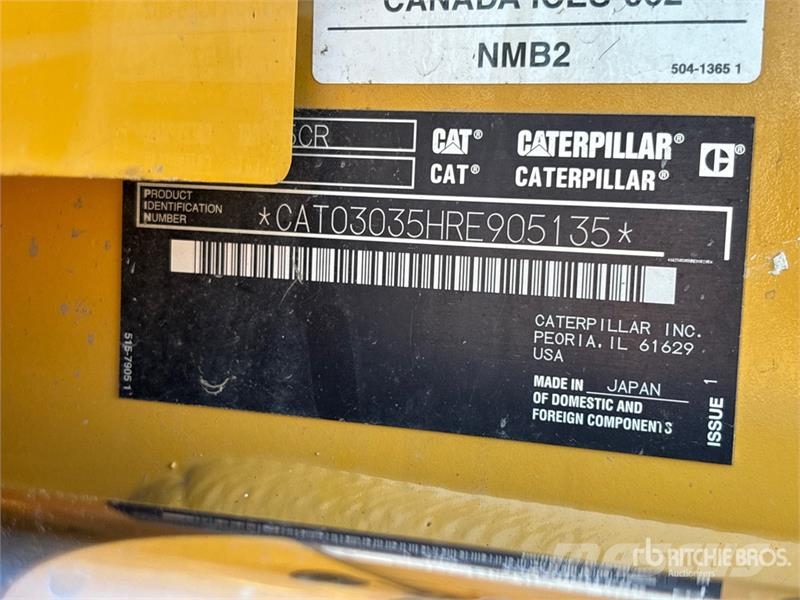 CAT 303.5 CR Mini Excavator Мини екскаватори < 7 т