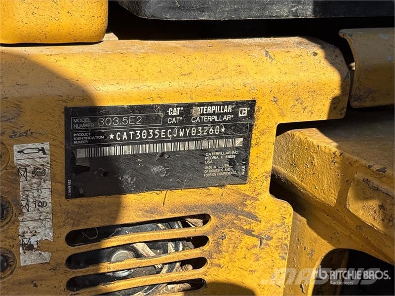 CAT 303.5 E2 Mini Excavator Mini kotrók < 7t