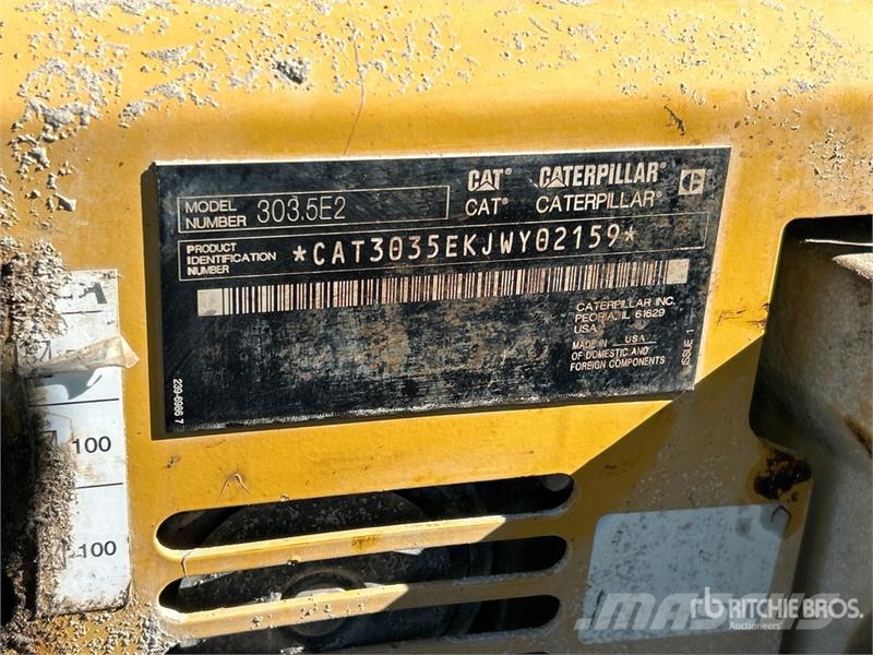 CAT 303.5E2 CR Mini Excavator Mini kotrók < 7t