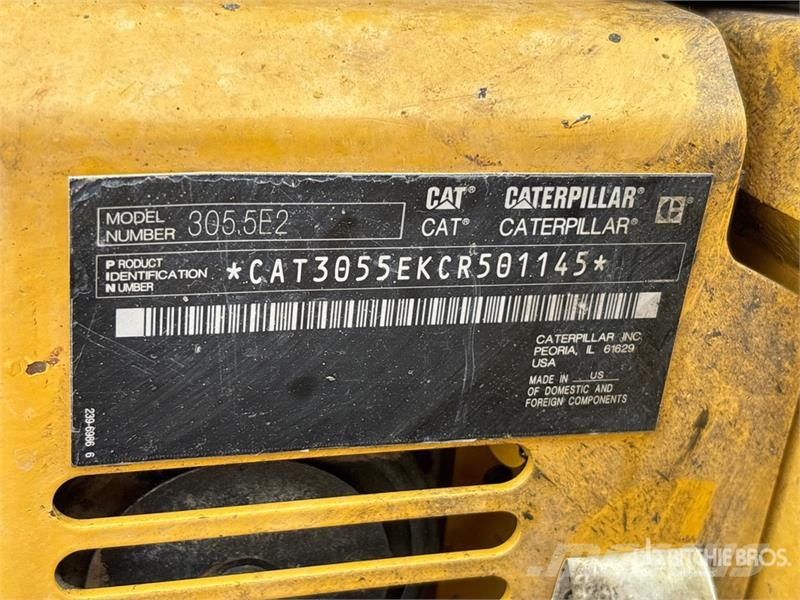 CAT 305.5E2 CR Mini Excavator Mini bagri <7t