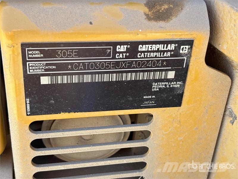 CAT 305E CR Mini Excavator Mini kotrók < 7t