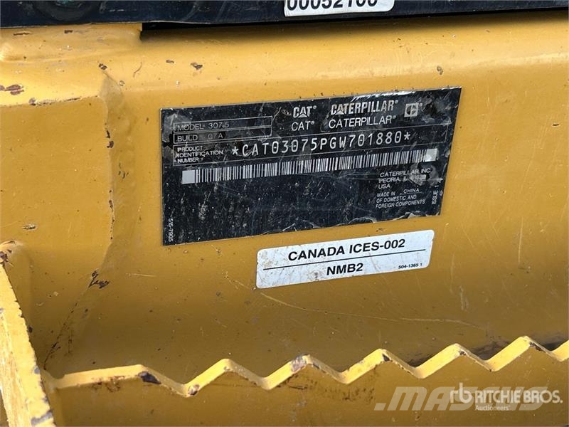 CAT 307.5 Tracked Excavator Gravemaskiner på larvebånd
