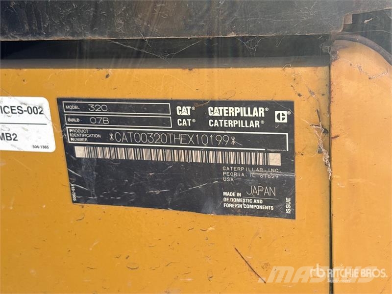 CAT 320 Tracked Excavator Gravemaskiner på larvebånd