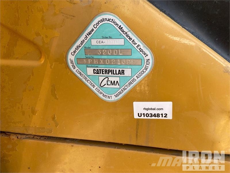 CAT 320D L Kāpurķēžu ekskavatori