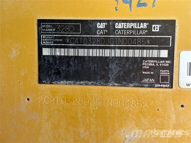 CAT 328D Tracked Excavator Bagri goseničarji