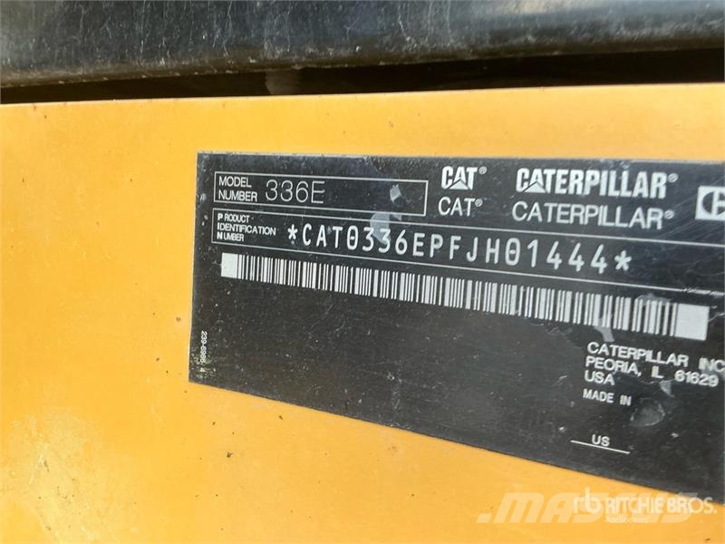 CAT 336E L CF Tracked Excavator Gravemaskiner på larvebånd