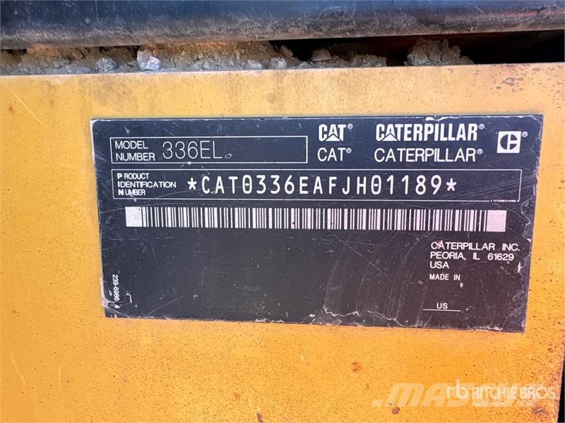 CAT 336E L Tracked Excavator Kāpurķēžu ekskavatori