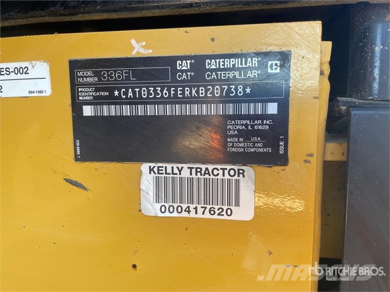 CAT 336F L Tracked Excavator Gravemaskiner på larvebånd