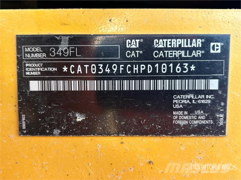 CAT 349F Tracked Excavator Kāpurķēžu ekskavatori