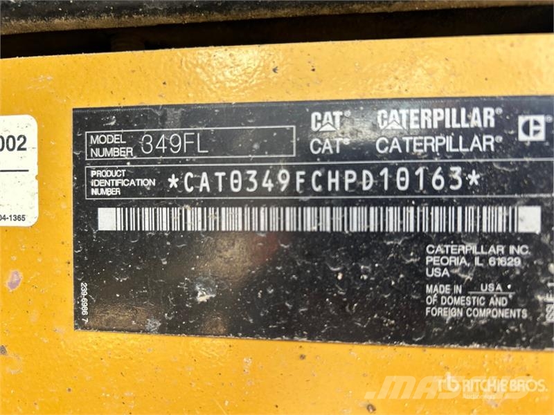 CAT 349F Tracked Excavator Crawler excavators