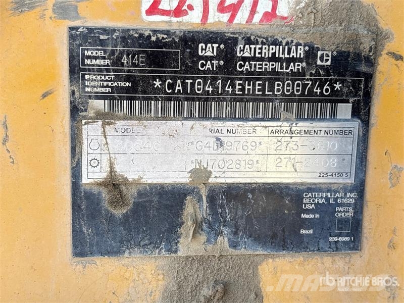 CAT 414E 4x4 Landscape Loader Kolesni nakladalci
