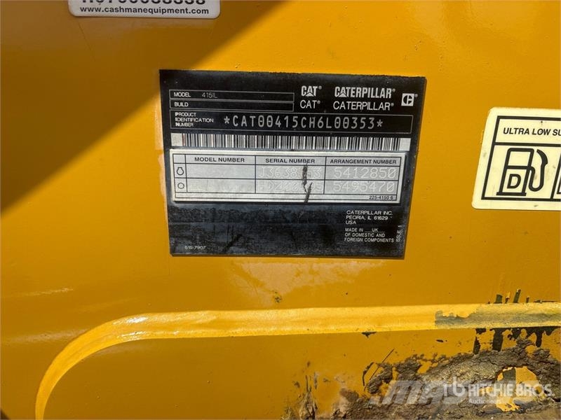 CAT 415 IL 4x4 Landscape Loader 휠로우더