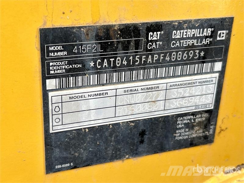 CAT 415F2 IL لوادر بعجل