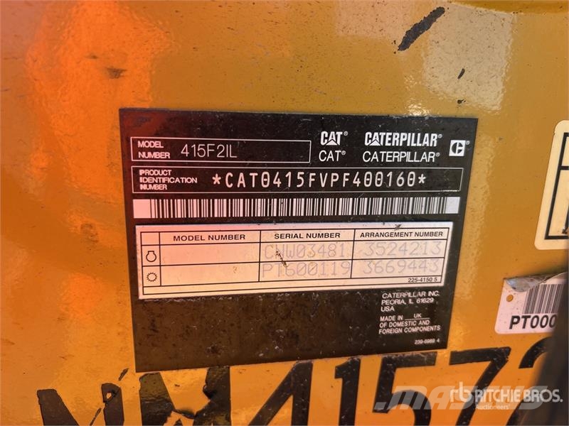 CAT 415F2IL 4x4 Landscape Loader Kolesni nakladalci