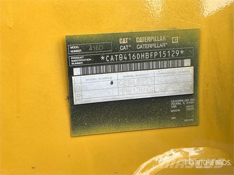CAT 416D Retroescavadoras
