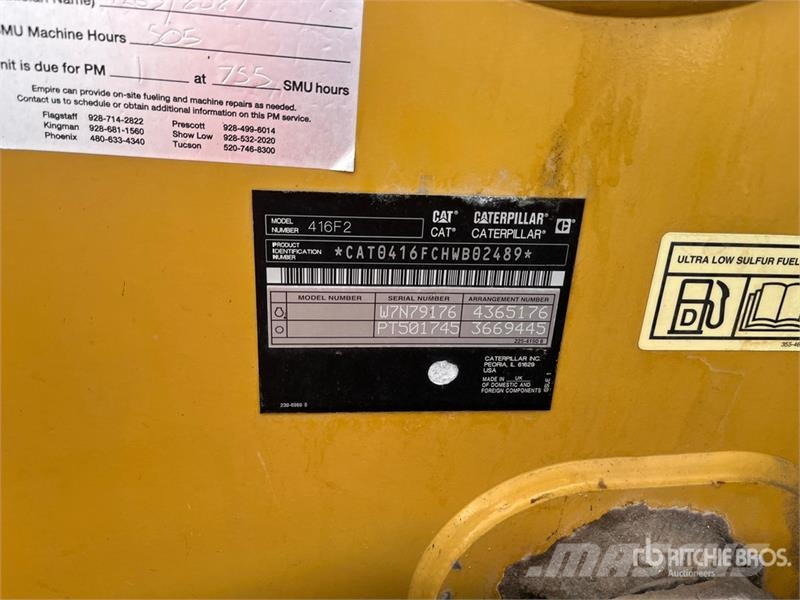 CAT 416F2 Baggerlader