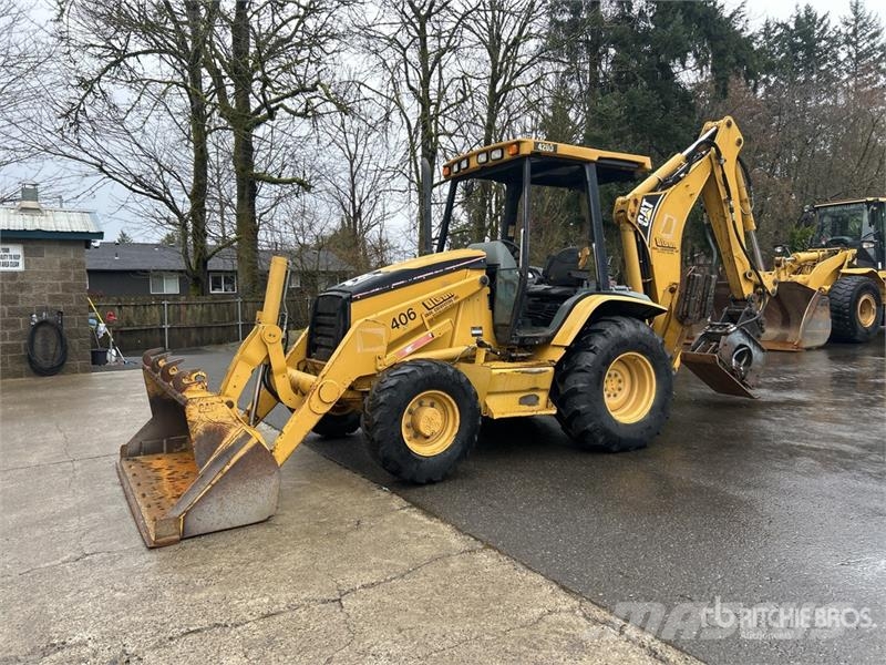 CAT 420D Baggerlader