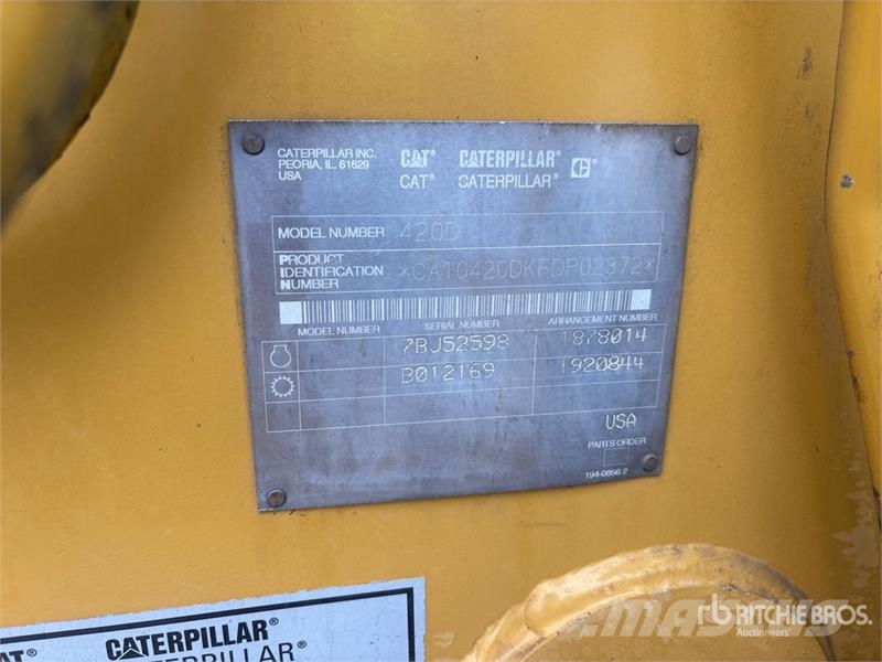 CAT 420D Ekskavatoriniai krautuvai