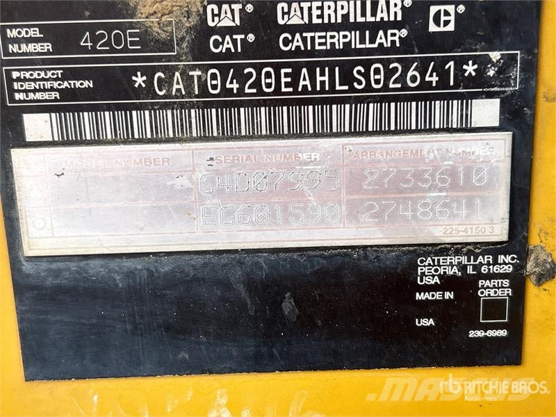 CAT 420E Rovokopači