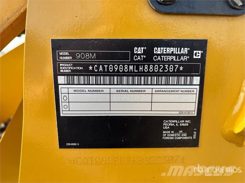 CAT 908M Wheel Loader Gumikerekes homlokrakodók