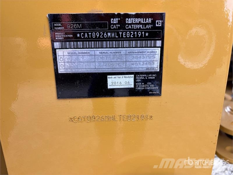 CAT 926M Wheel Loader 휠로우더