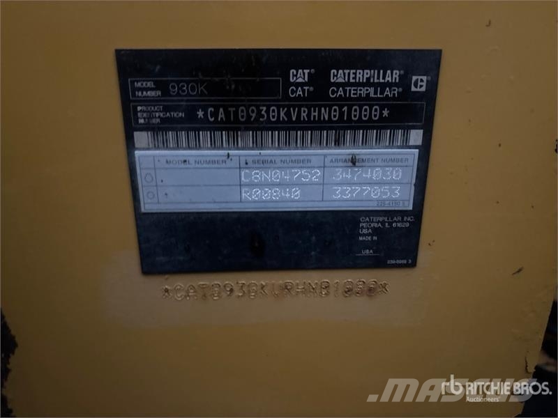 CAT 930K Iekrāvēji uz riteņiem