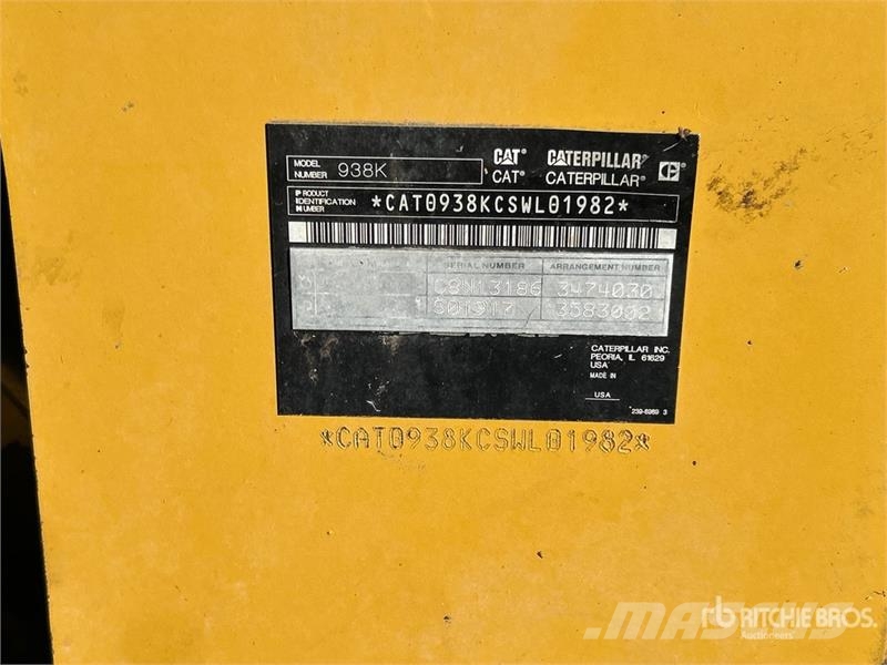 CAT 938K Kolové nakladače