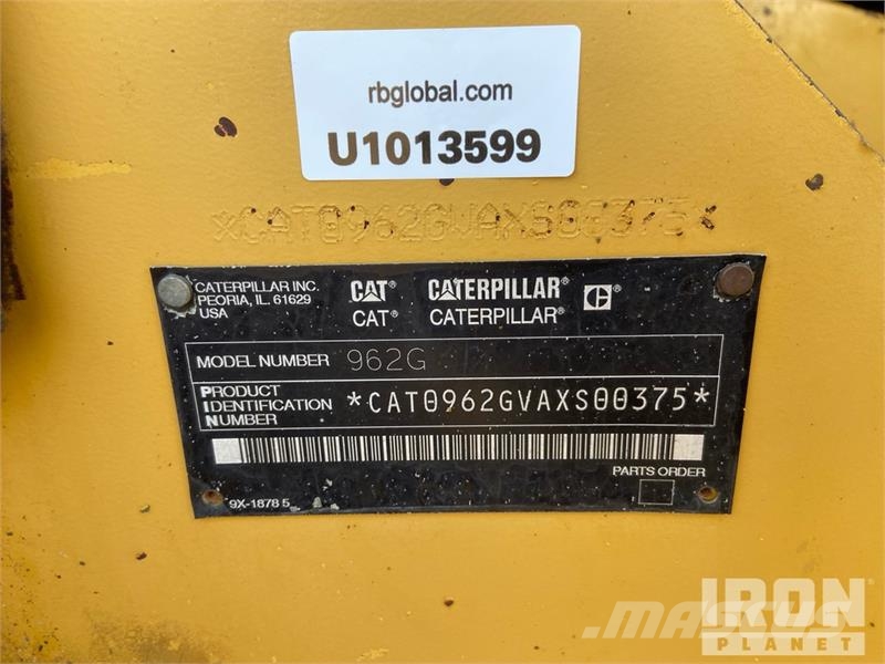 CAT 962G Series II Wheel loaders