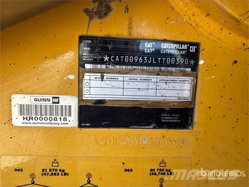 CAT 963 Rupsladers