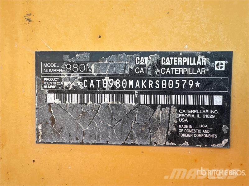 CAT 980M Kolesni nakladalci