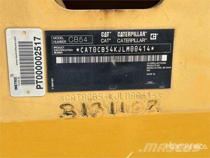CAT CB-54 XW Double Drum Roller Rodillos de doble tambor