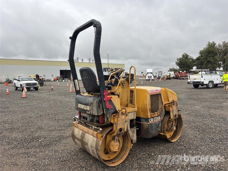 CAT CB224D Double Drum Roller Twin drum rollers