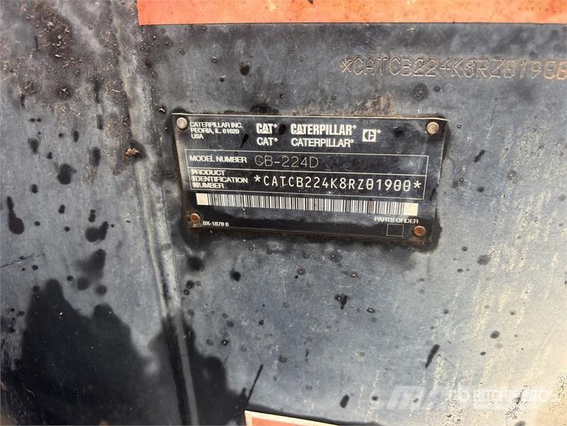 CAT CB224D Double Drum Roller Twin drum rollers
